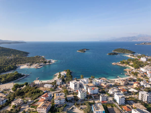 istock Ksamil in Albania by drone 2183859855