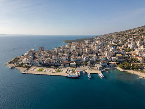 istock Sarande in Albania by drone 2183861096