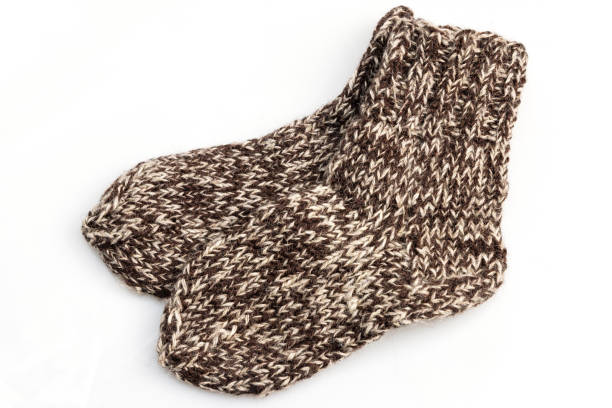 istock Warm woollen socks for winter season 2183864664