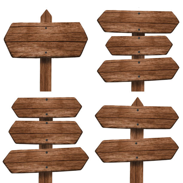 istock set of wooden dark pointer isolated on white background 2183866929