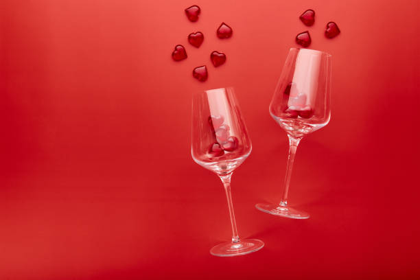 istock Letter board on red background. Top view. Background for Valentine's day 2183875529