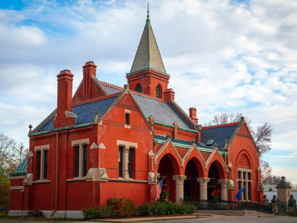 istock The Crown Hill Gateway Historical Landmark Architecture 2183875873