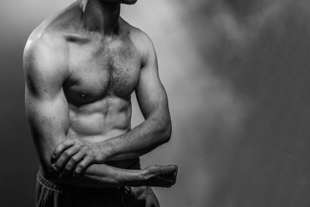 istock A young shirtless muscluar man 2183876212