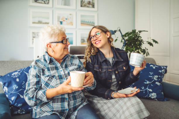 istock Grandmother spending time with her granddaughter 2183878041