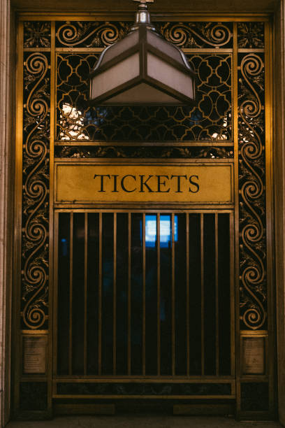 istock A stunning Vintage Ticket Booth featuring a beautiful and ornate Art Deco Design 2183879402