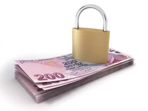 istock Turkish lira money banknotes safe insurance lock 2183882886