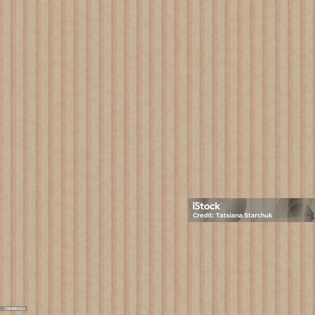Corrugated Pattern Vector Corrugated Packing Cardboard Stock Illustration - Download Image Now ...