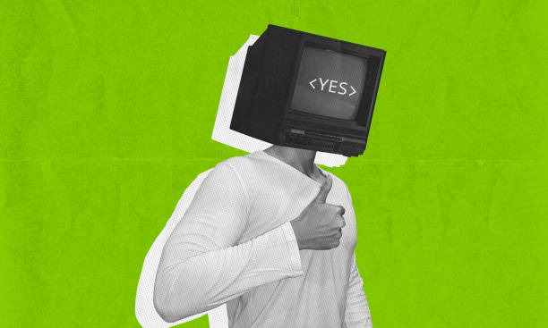 istock AI robot gives thumbs up saying yes on the screen 2183897908