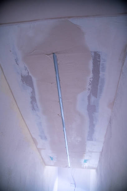 istock Drywall Installation Process in a New House with High-Quality Interior Finishes 2183898575
