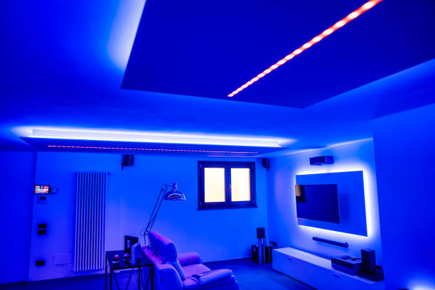 istock Basement Lighting Enhancement Using LED Strips for a Contemporary and Functional Space 2183901269