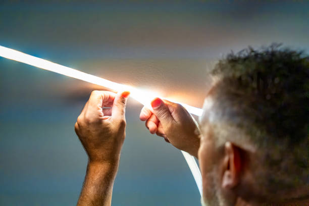 LED Strip Installation for Creative and Energy-Efficient Lighting in Your Home or Office.