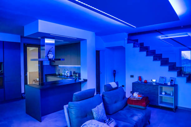 istock LED Strip Lighting Installation for a Bright and Modern Basement Renovation 2183901469