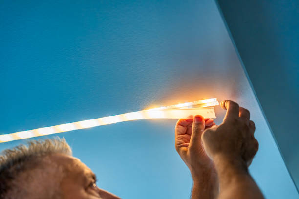 istock Easy and Efficient LED Strip Installation for Ambient Lighting and Home Decor Enhancement 2183901793