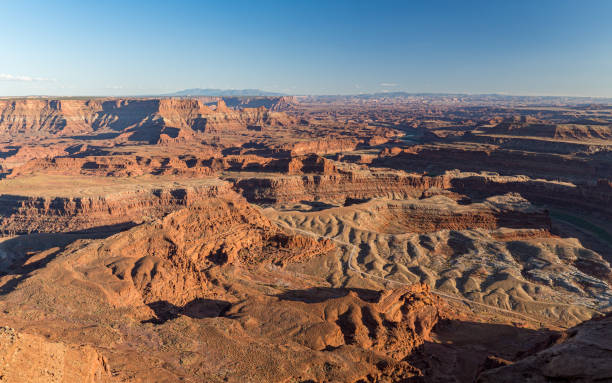 istock Panoramic view on the canyons formed by Colorado river from the Dead Horse Point State Park in southern Utah 2183903764