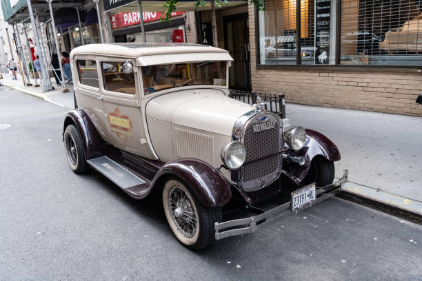 A 1932 Ford Sedan, Clipping Path on vehicle. 