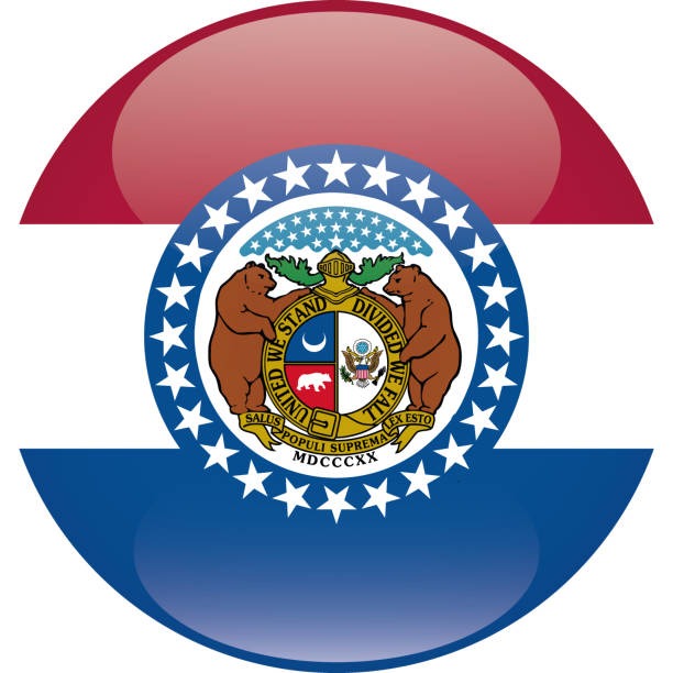 istock Sphere federal state flag of MISSOURI 2183906979