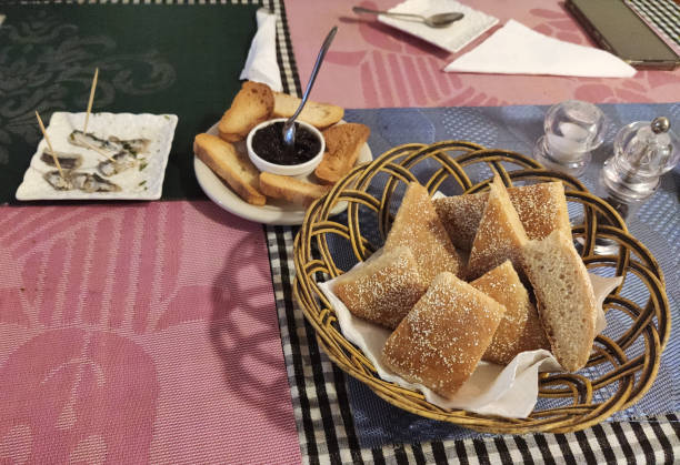 istock Moroccan breakfast ftour, msemen, baghrir, orange juice, pastries, table setup morning meal traditional dishes 2183907322