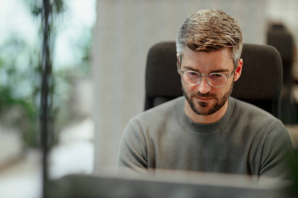istock Modern Businessman Working in Contemporary Office Space 2183915022
