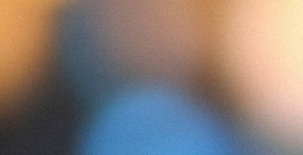 istock Yellow-blue bright light and glow, grainy noise, rough empty space 2183916257