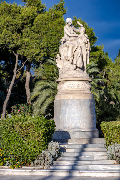 istock Statue of Lord Byron, Athens. 2183916593