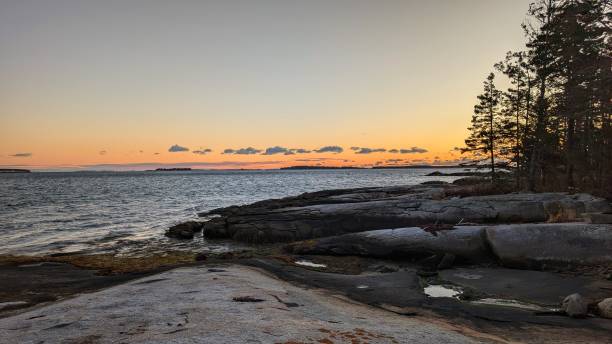 istock Sunrise Spruce Head Maine 2183917243