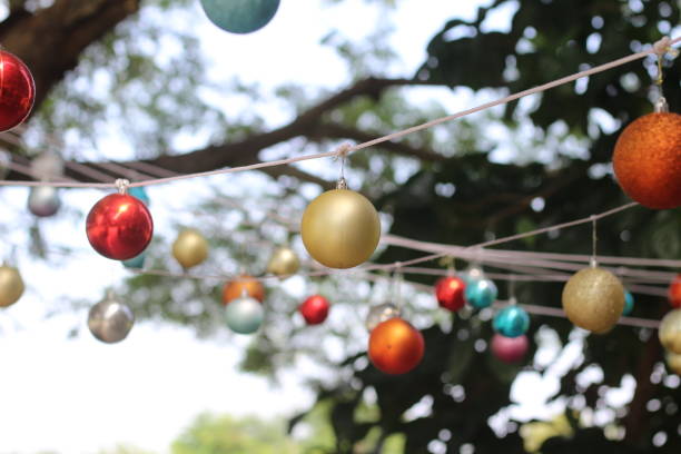 Christmas decoration in the city of Rio de Janeiro, Brazil.