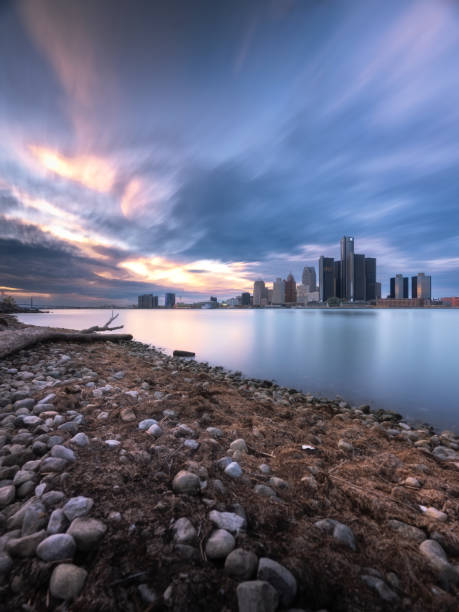 istock Detroit, Michigan - Skyline at Dusk 2183932918