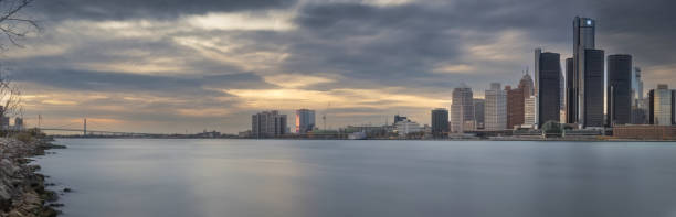 istock Detroit, Michigan - Skyline at Dusk 2183932951
