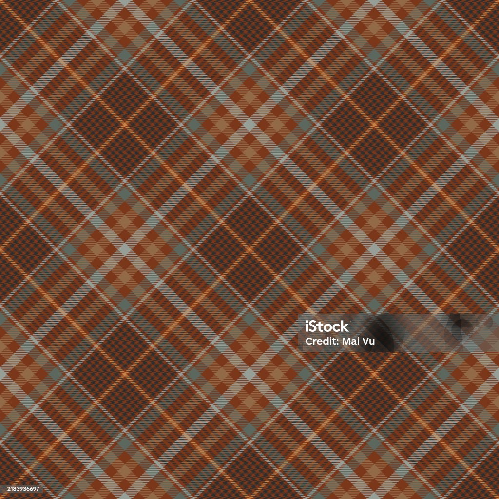 Simple Fall Checks Patterns Autumn Plaid Check Seamless Pattern Stock Illustration - Download Image ...