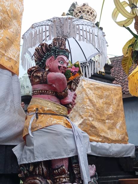 istock Traditional Togog Statue in Bali's Temple Architecture 2183937268