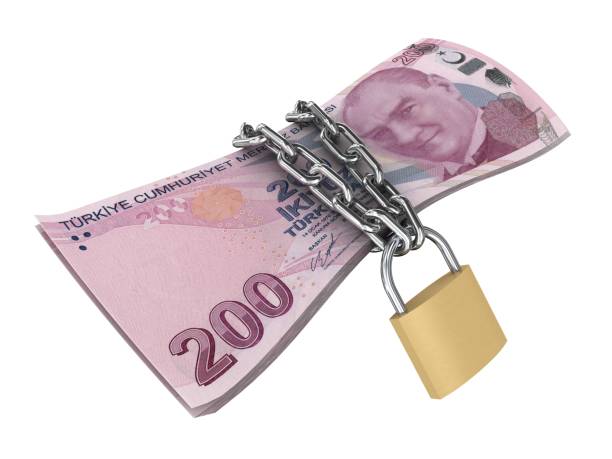 istock Turkish lira money banknotes safe insurance lock 2183950330
