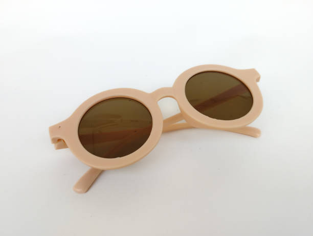 istock Peach eyewear or eyeglasses isolated on white background 2183963784