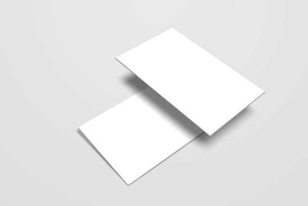 istock Rounded corners business card, gift card or credit card with shadow. Mockup design for presentation branding, corporate identity, ads, personal, stationery, document, graphic presenting. Vector 2183964654