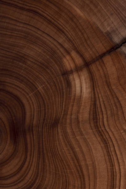 istock Empty color of brown surface on nature pattern desk board. 2183965858