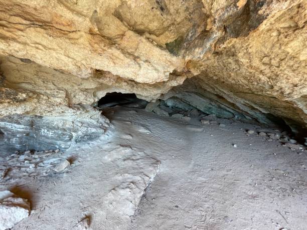 istock interior of a rock cave 2183966633