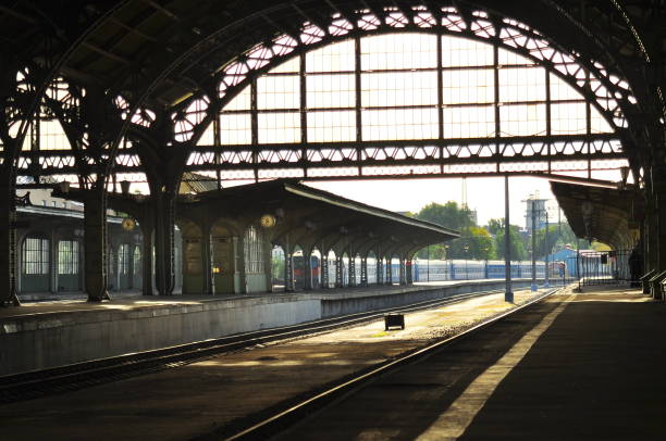 istock Railway station in St. Petersburg 2183973352