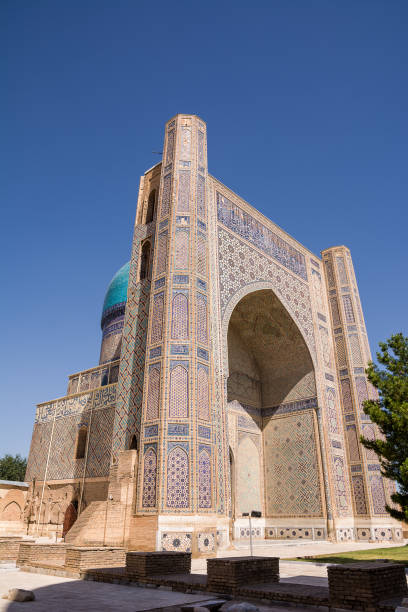 istock Portal of the Bibi Khanum Mosque in Samarkand 2183973496