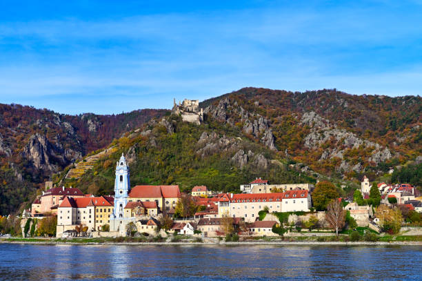 istock Durnstein along the Danube River in Wachau Valley,Austria 2183975184