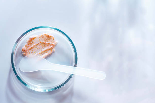 istock Scrub swatch with particles of grape, raspberry, cranberry or apricot seeds 2183976333