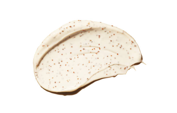 istock Scrub swatch with particles of grape, raspberry, cranberry or apricot seeds 2183976898