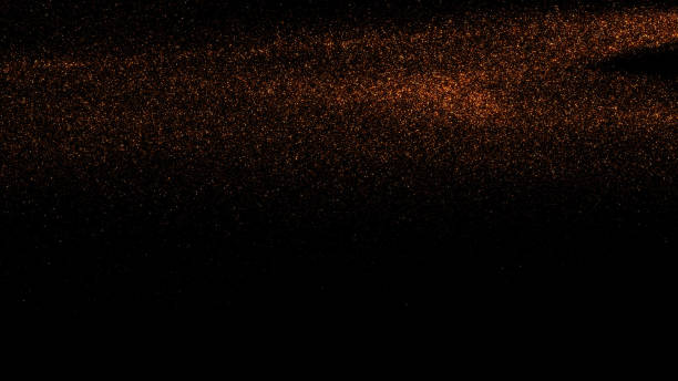 istock Gold Dust Particle Background with Flickering Effects on Black  Fast-Moving Energy Waves and Flashing Light for Text Overlays. Perfect Abstract, Luxurious Glitter Animation for Christmas and Events. 2183982918