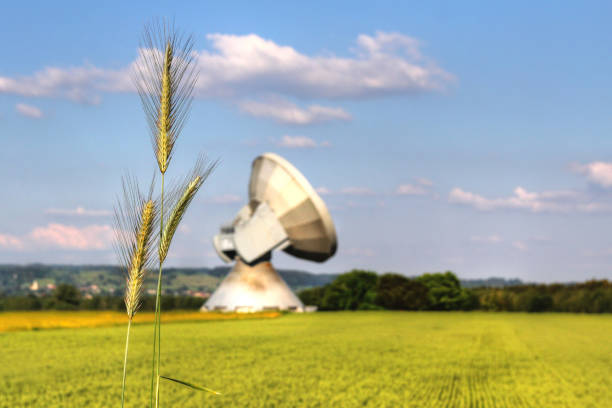 Erdfunkstelle Raisting nahe Ammersee - Große Satellitenschüssel