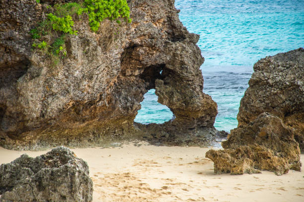 istock Miyakojima Kagime Beach Heart Rock 2183984138