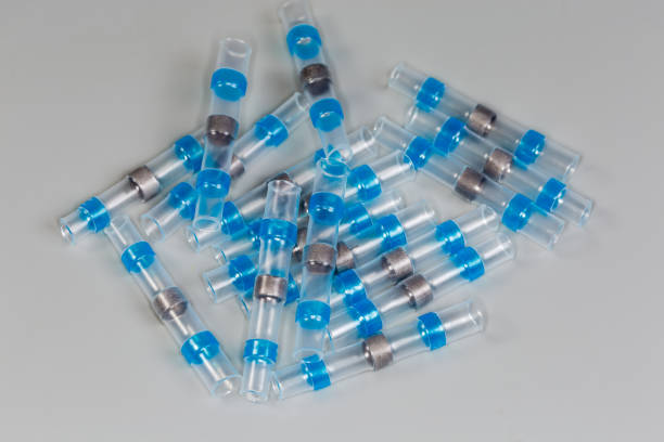 istock Heat shrink tubes for joint, soldering and insulating electrical wires 2183985943