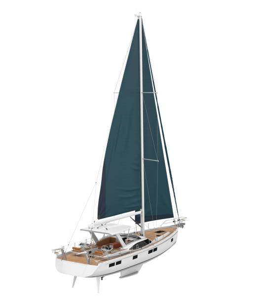 istock Sailing Yacht Isolated 2183989835