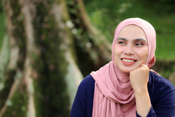 istock Middle Age Asian Indonesian Woman Smile at the Camera, Happy Expression 2183992982