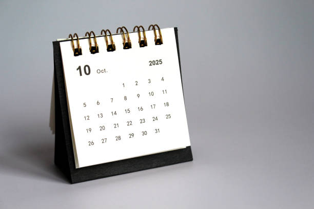 istock Monthly calendar new year 2025 2184003348