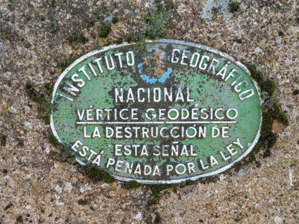 istock Old geodetic vertex sign 2184006812