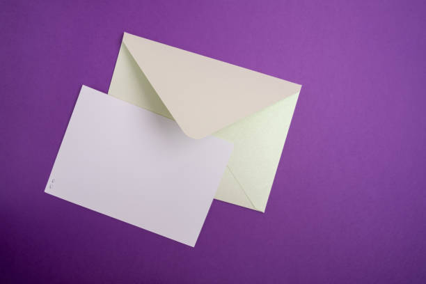 istock Paper envelopes on a light background. New mail, write a message. Send and receive mail. Postal delivery service. Empty envelope, empty space. Communication with people, paperwork. Envelope close-up 2184006950
