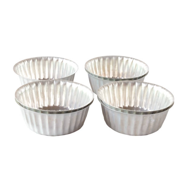 istock Aluminum foil Cupcake cup on the white background. 2184008829